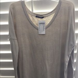 tan long sleeve from Brandy Melville