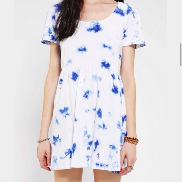 Blue Tie Dye Dress