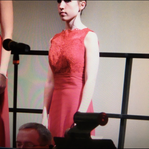 Red Illusion Formal/Prom Dress - Picture 4 of 4