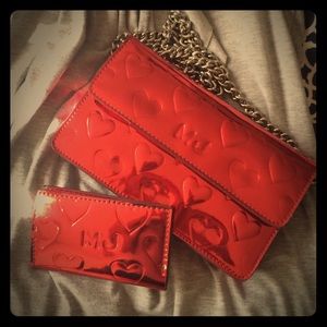 REDUCED! Red Clutch&Wallet, Jacobs by Marc Jacobs