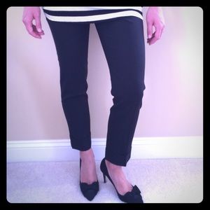 Designer maternity black dress pants