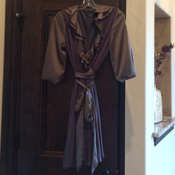 Theme wrap dress