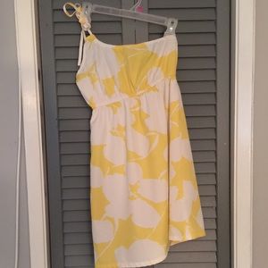 Yellow one strap dress