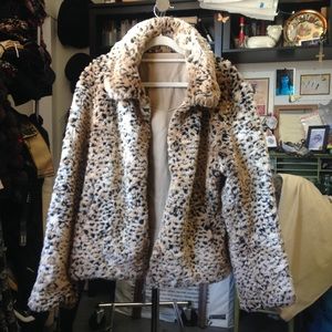 Faux fur jacket