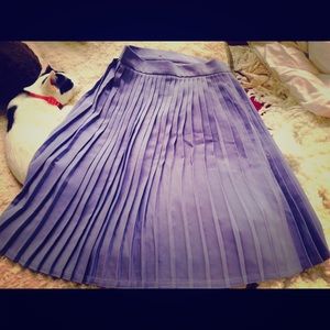 lavender midi skirt