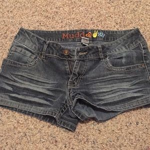 Denim shorts