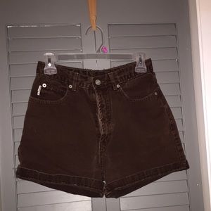 High waisted shorts