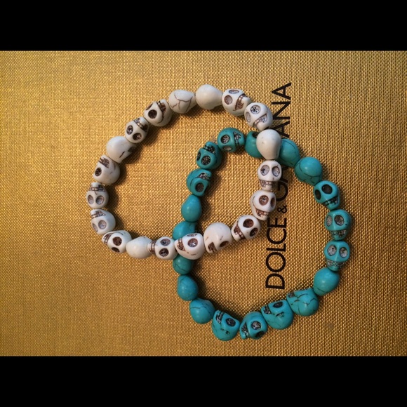 Brandy Melville skull bracelets