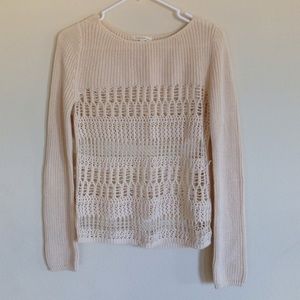Cream knit sweater