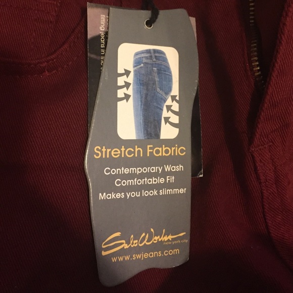 Maroon Jeans *sold Locally* - Picture 4 of 4