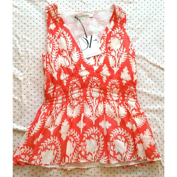 DVF Indian Brocade Silk Top