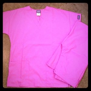 Light fuchsia scrub set