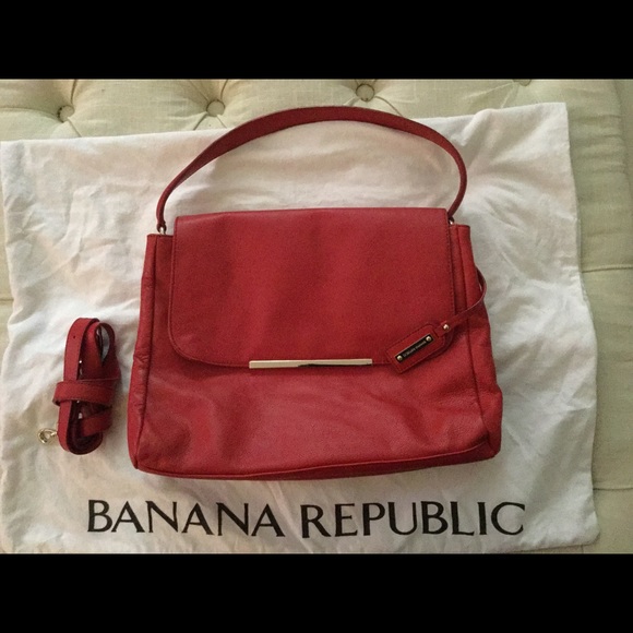 Red Banana Republic Satchel - Picture 2 of 3