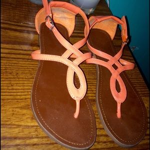 Orange 5.5 sandals