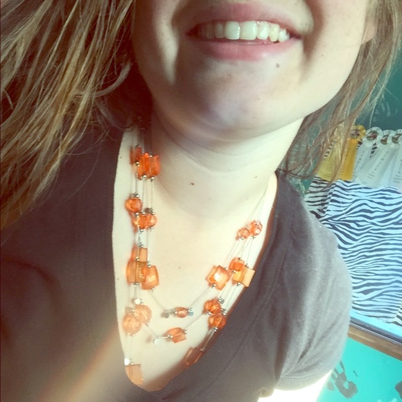Orange necklace