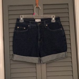 High waisted shorts