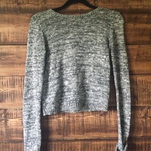 Cropped hollister sweater