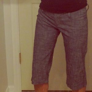 Cute grey slack capris