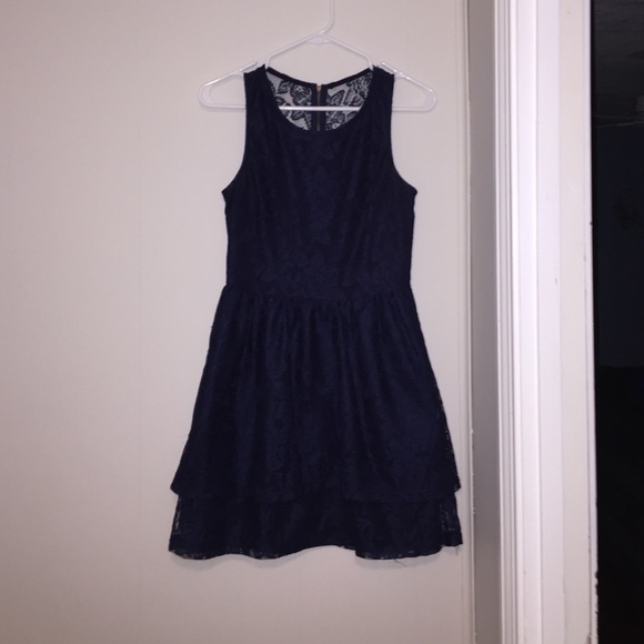Navy lace dress worn once! From Nordstrom juniors