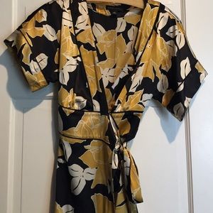Banana Republic Silk Wrap Dress