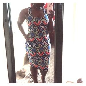 Tribal Midi Dress