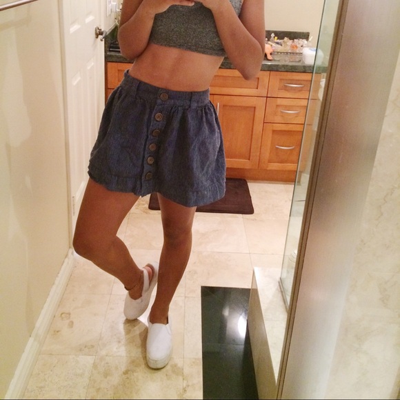 button up mini skirt