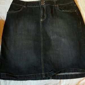 SOLDDDD!!!! Black denim skirt knee length