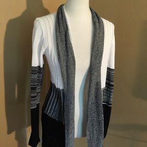 Belldini striped sweater cardigan