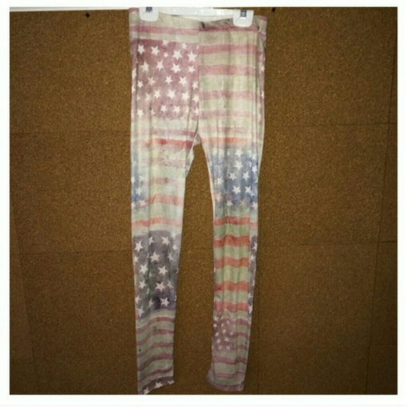 American flag leggings