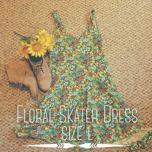 Floral Skater Dress