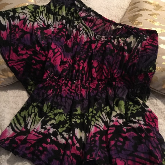 Plus Size Top | One Shoulder •