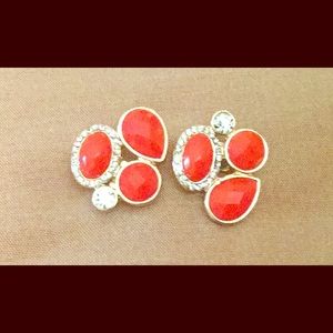 Banana Republic Gold & Coral Earings