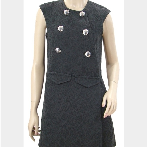Black mini dress 60's style