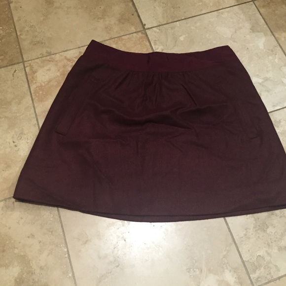 Jcrew maroon skirt