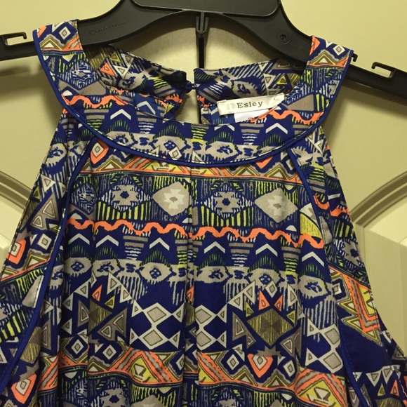 Abstract print dress - Picture 3 of 3