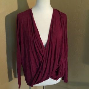 Burgundy drapped surplice too