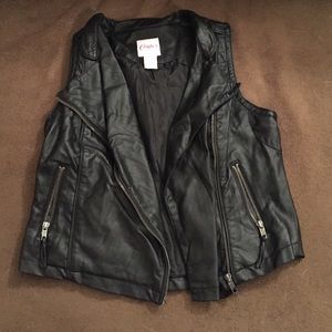 Candies leather vest
