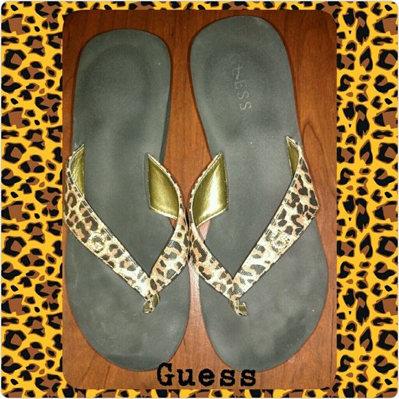 Guess Shoes - leopard print GUESS sandals