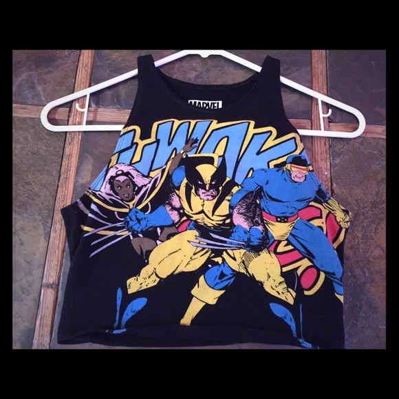 marvel crop top forever 21
