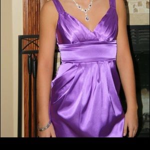 Purple Homecoming dress