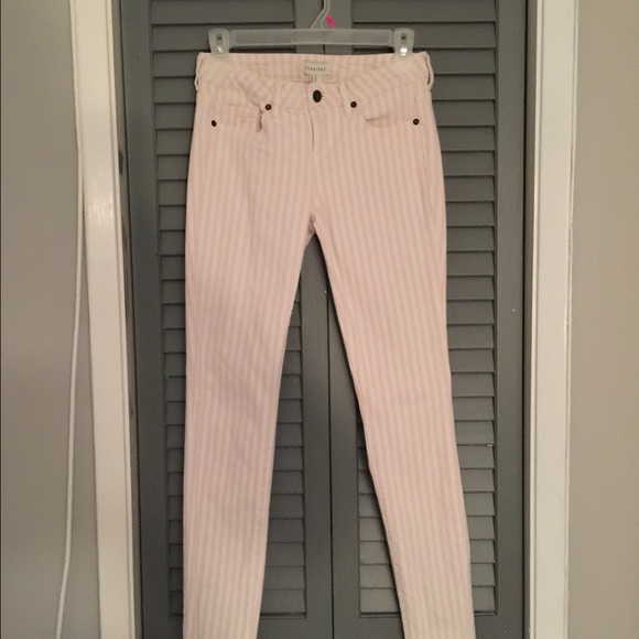 Pink stripped pants