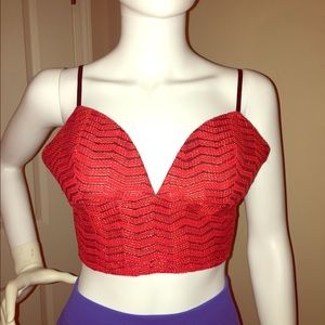 Red bebe Bralette!