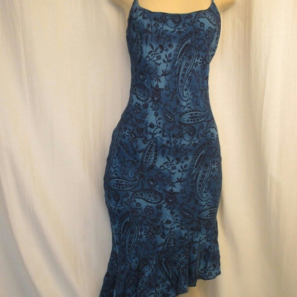 City Triangles spaghetti strap navy size 3