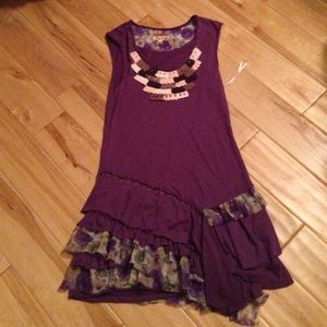 Boho patchwork mini looks handmade S.