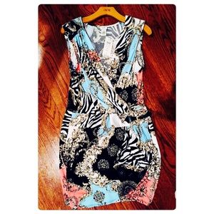 Caché Chain print dress