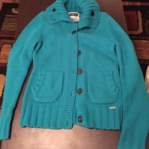 Zooyork cardigan jacket- turquoise