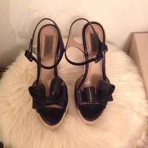 Valentino Bow Wedges