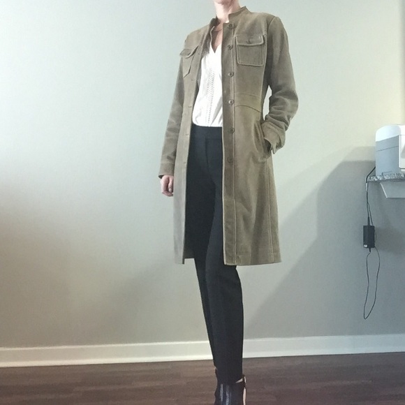 Suede Mid-length Jacket