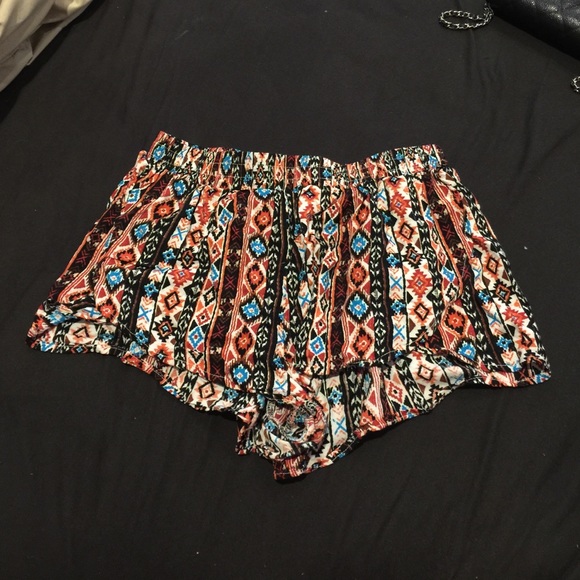 Aztec print shorts