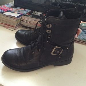 NWOT ALDO Vegan Leather Combat Boots SIZE 9